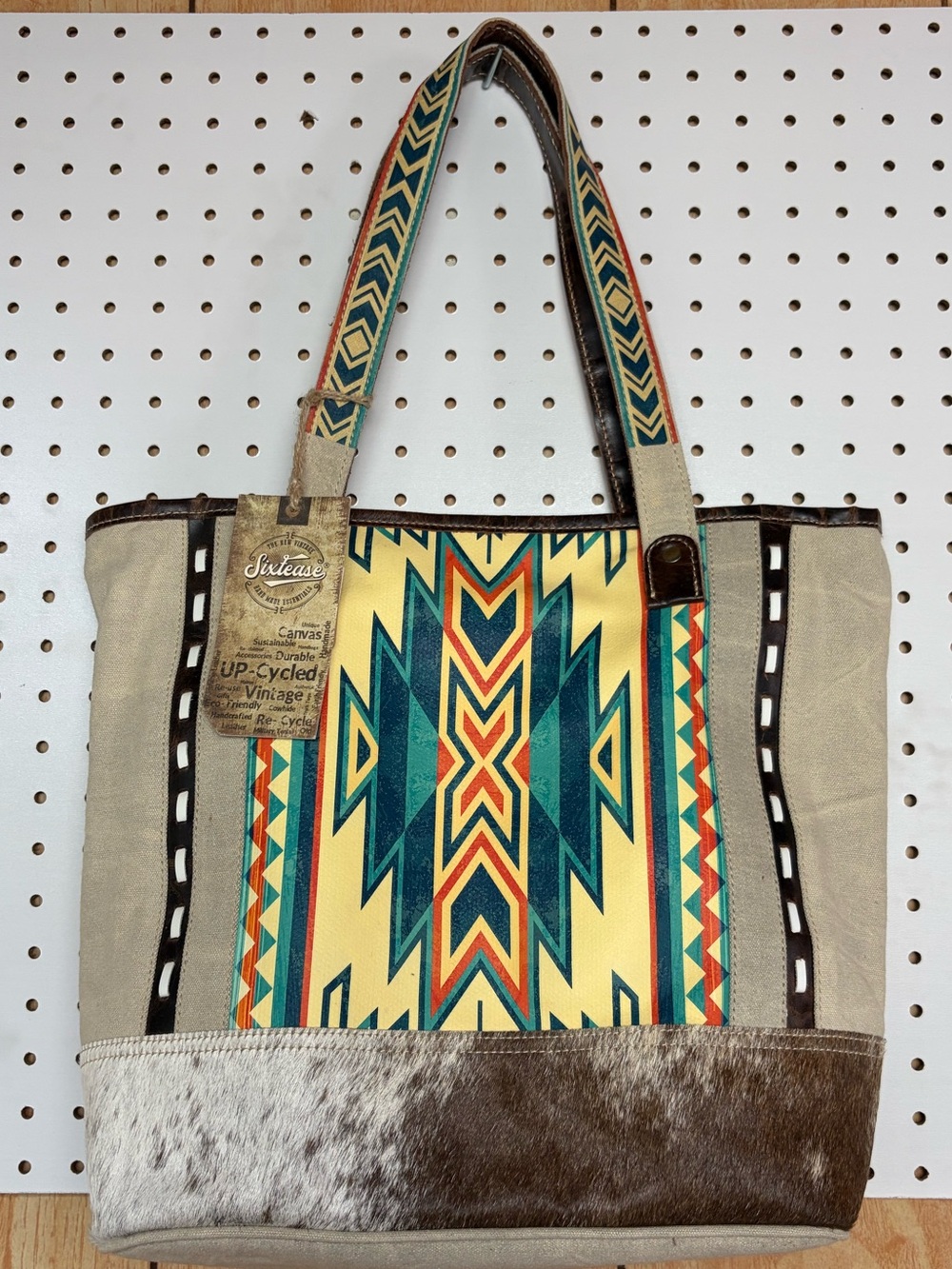 Sixtease Handcrafted Canvas Tote Bag